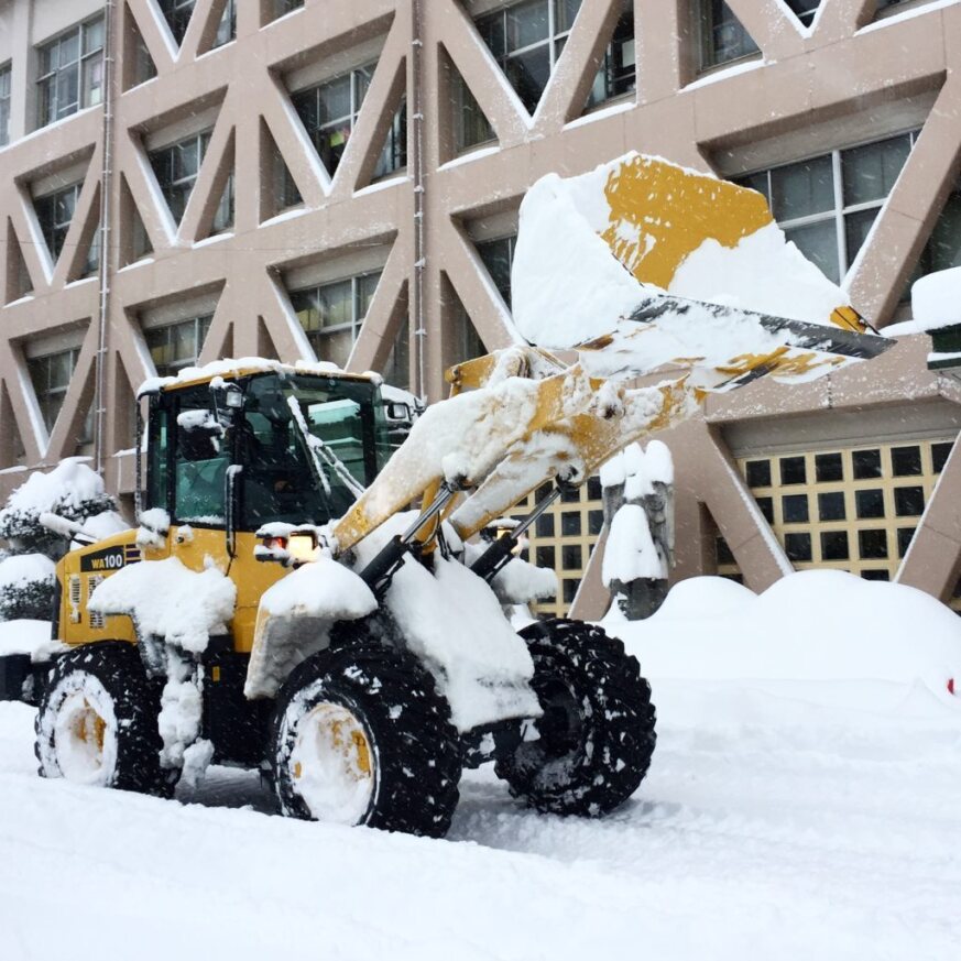 除雪機です！